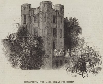 Kenilworth, die Schein-Hochzeitsprozession von J. Jackson